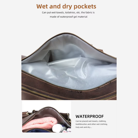 Geniune Leather Duffle Bag | CHAMBERY