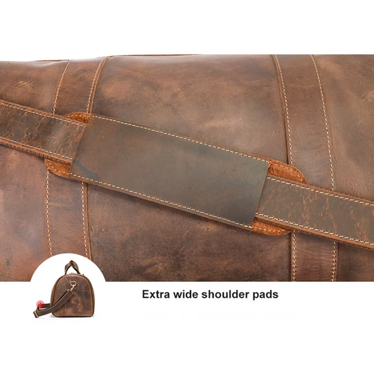 Weekender Travel Leather Duffle Bag | BEAUFORT