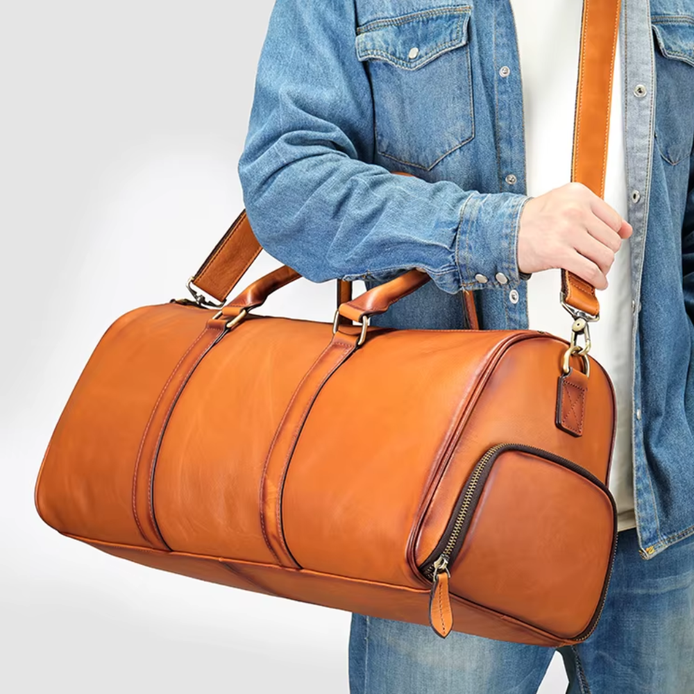 Geniune Leather Duffle Bag | CHAMBERY