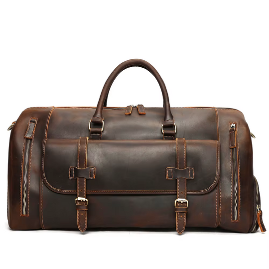 Weekender Holdall Leather Duffle | HAFNIR