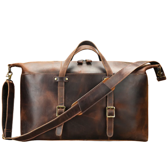 Vintage-Inspired Leather Weekender | OSLO