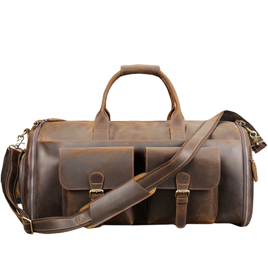 Full Geniune Leather Travel Duffle Bag | LIENZ