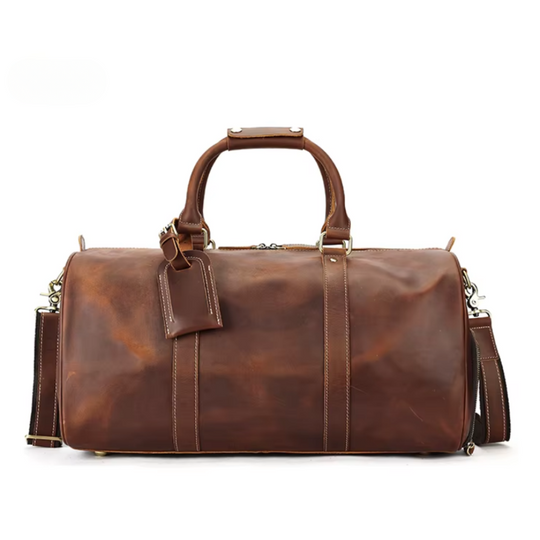 Waterproof Leather Duffle Bag | BORAS