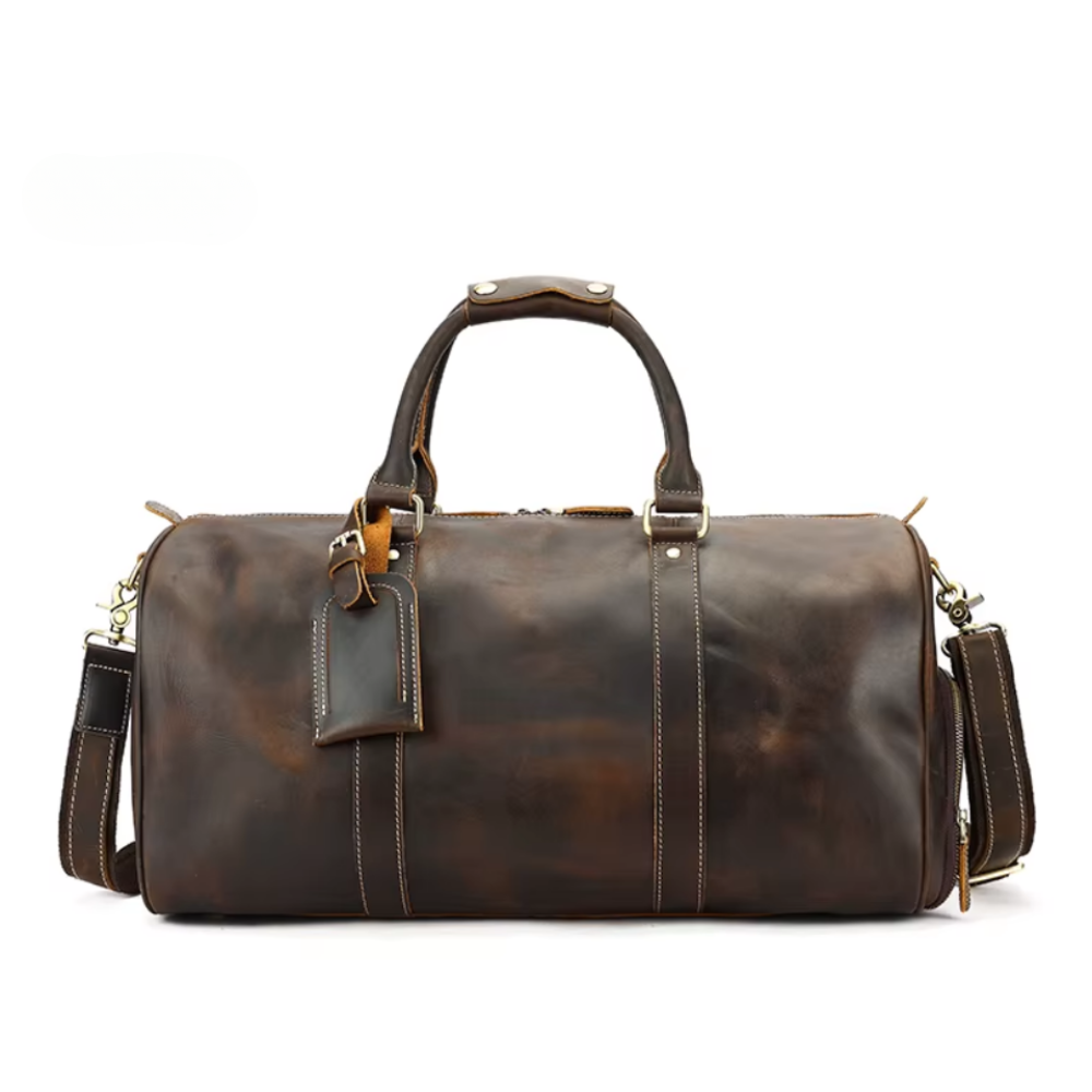Waterproof Leather Duffle Bag | BORAS