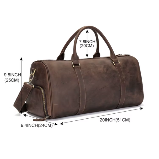 Geniune Leather Duffle Bag | CHAMBERY