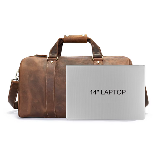 Weekender Travel Leather Duffle Bag | BEAUFORT