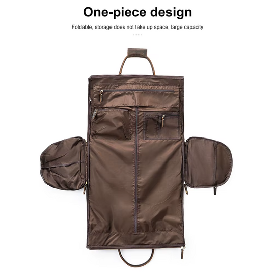 Foldable Leather Duffle Bag | FALUN