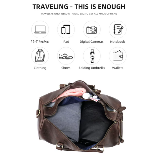 Geniune Leather Duffle Bag | CHAMBERY